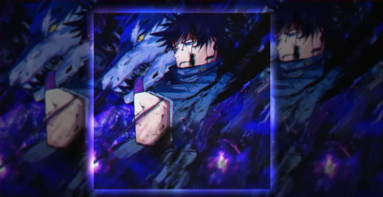 Jujutsu: Zero character artwork with a summoned shikigami