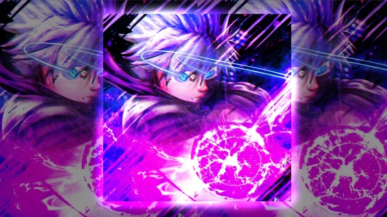 Jujutsu: Zero character artwork of a sorcerer wielding blue cursed energy